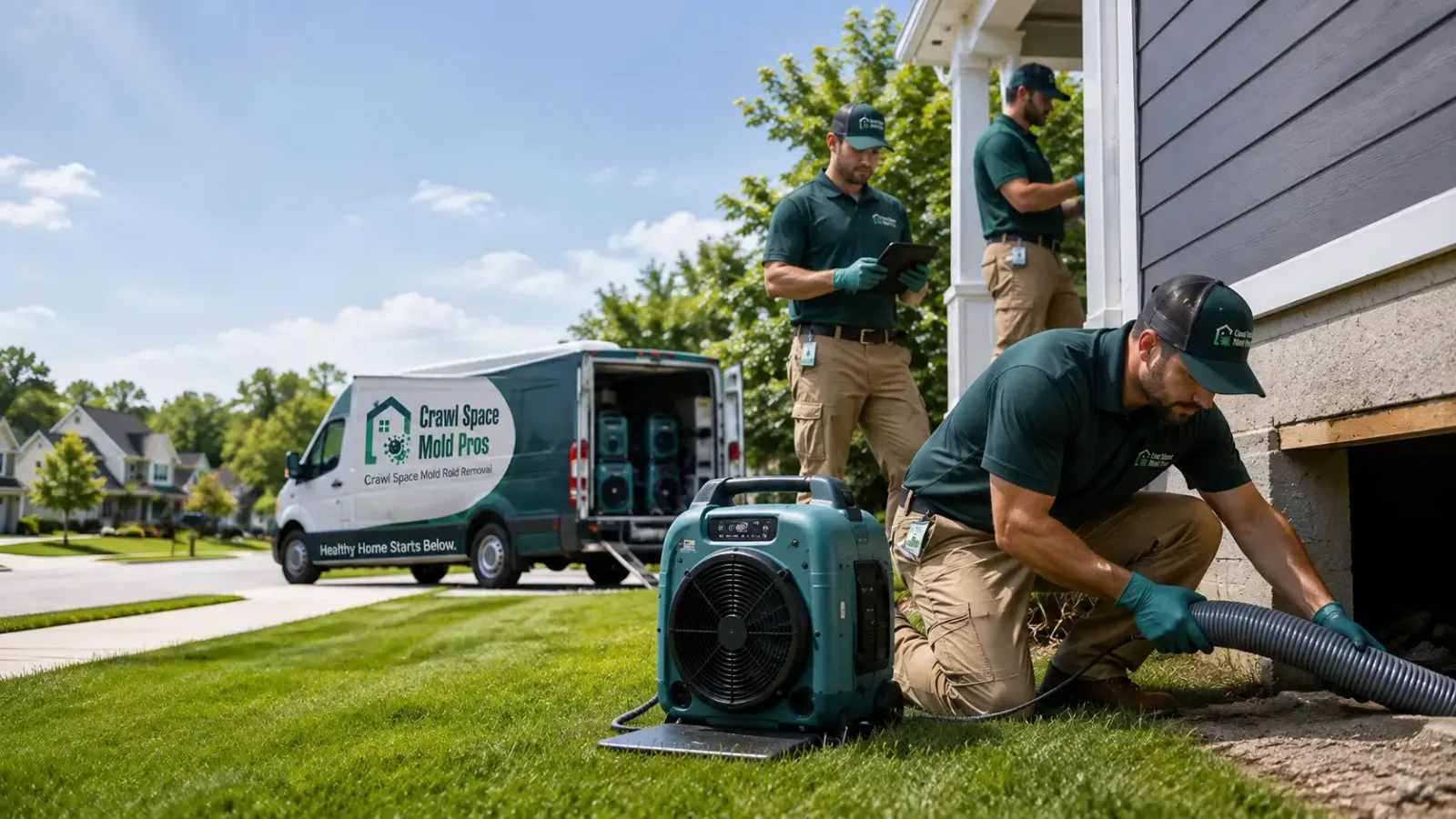 Crawl Space Mold Removal in Winston, OR